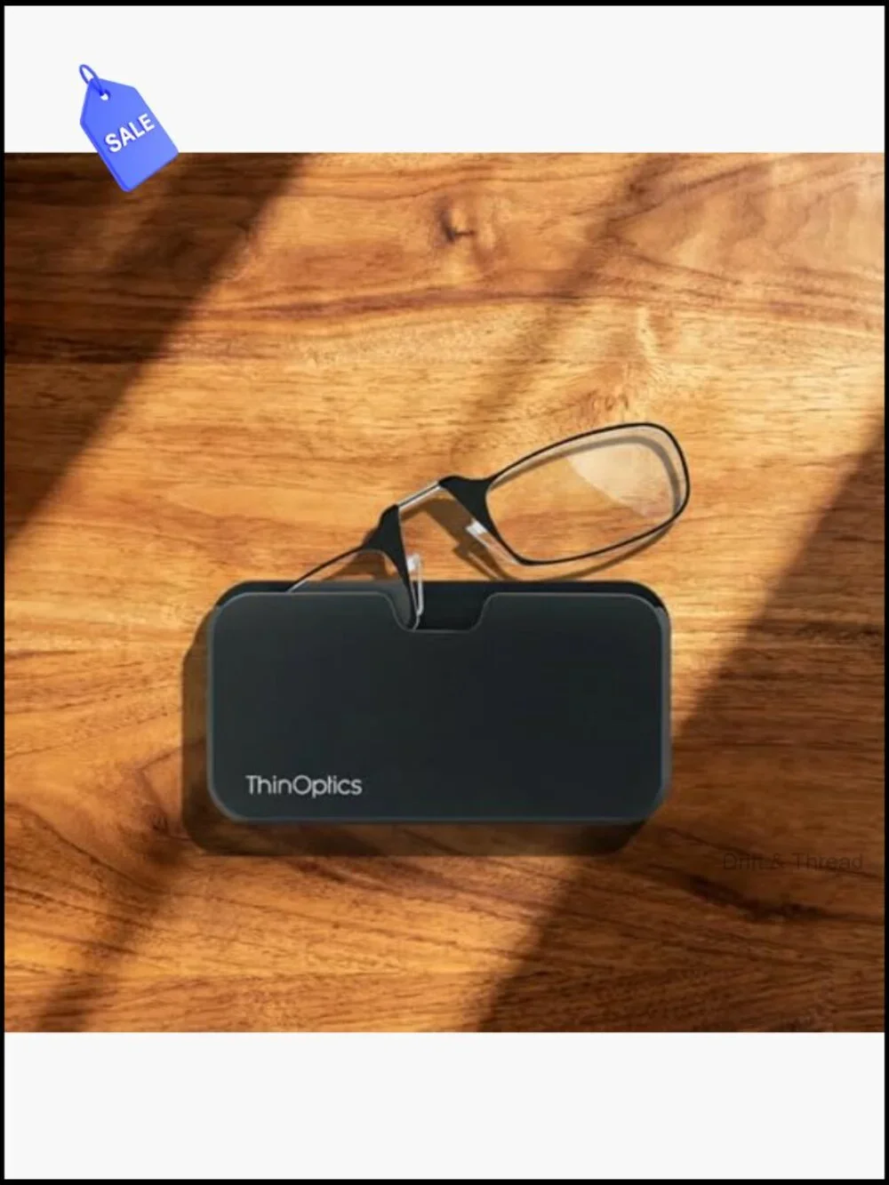 Ultra-Thin Armless Reading Glasses with Phone Case - Portable Readers